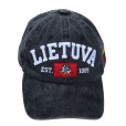 Juoda kepurė su snapeliu Lietuva 1009